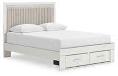 Zuraleus Queen Upholstered Panel Storage Bed