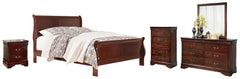 Homestyle Furniture - Ashley Furniture - Alisdair Queen Sleigh Bed, Dresser, Mirror, Chest and Nightstand - Queen Sleigh Bed, Dresser, Mirror, Chest and Nightstand - B376B12