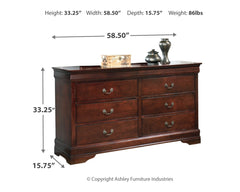 Alisdair Queen Sleigh Bed, Dresser and Chest