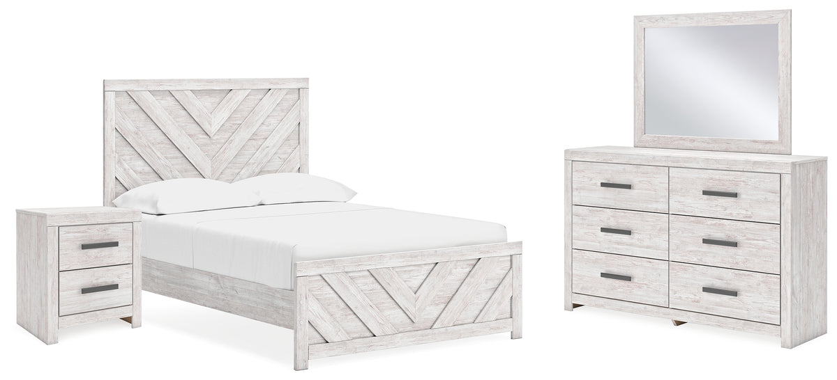 Homestyle Furniture - Ashley Furniture - Cayboni Full Panel Bed, Dresser, Mirror and Nightstand - Full Panel Bed, Dresser, Mirror and Nightstand - B3788B14