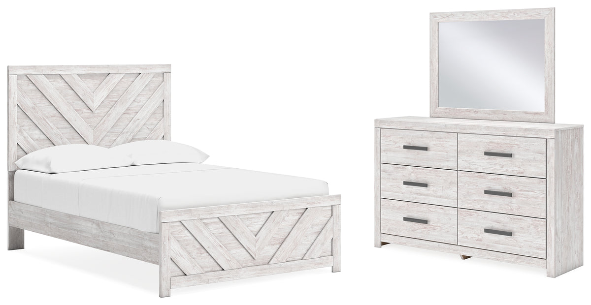 Homestyle Furniture - Ashley Furniture - Cayboni Full Panel Bed, Dresser and Mirror - Full Panel Bed, Dresser and Mirror - B3788B3