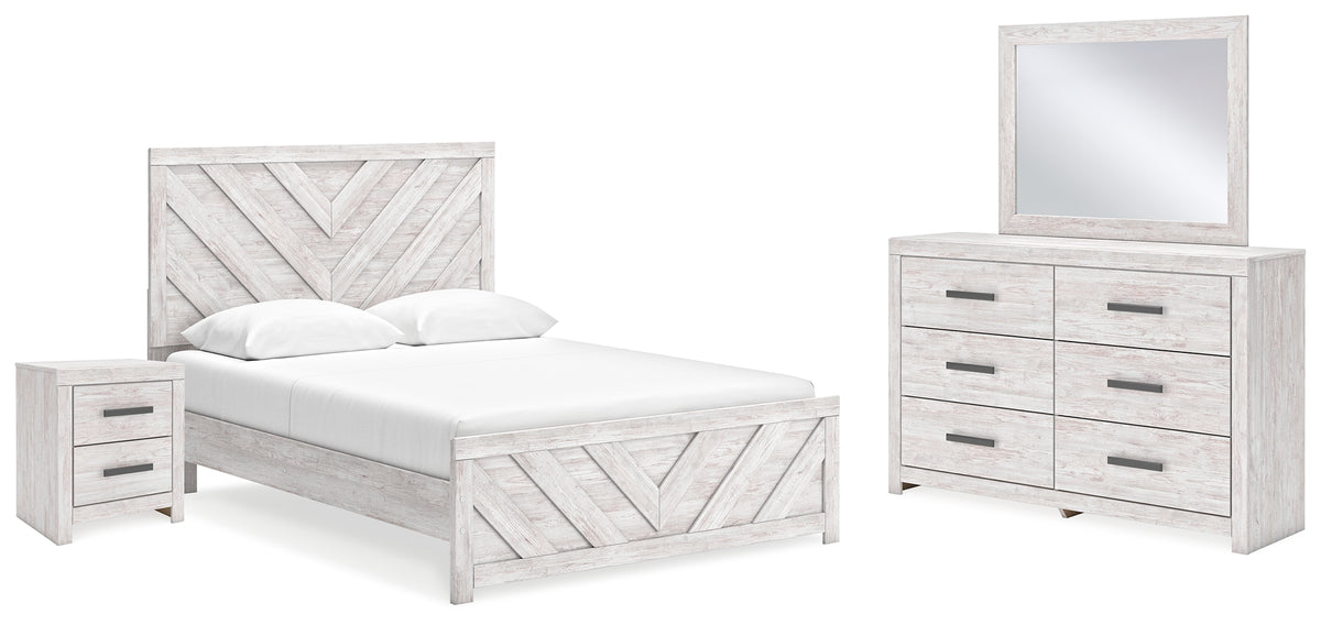 Homestyle Furniture - Ashley Furniture - Cayboni Queen Panel Bed, Dresser, Mirror and Nightstand - Queen Panel Bed, Dresser, Mirror and Nightstand - B3788B8