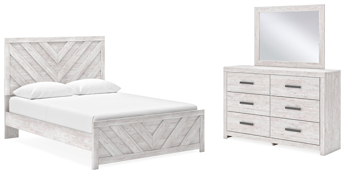 Homestyle Furniture - Ashley Furniture - Cayboni Queen Panel Bed, Dresser and Mirror - Queen Panel Bed, Dresser and Mirror - B3788B5