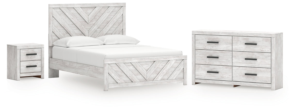 Homestyle Furniture - Ashley Furniture - Cayboni Queen Panel Bed, Dresser and Nightstand - Queen Panel Bed, Dresser and Nightstand - B3788B9