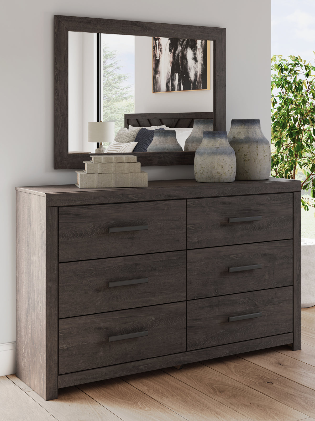 Homestyle Furniture - Ashley Furniture - Prendonea Dresser and Mirror - Dresser and Mirror - B3789B1
