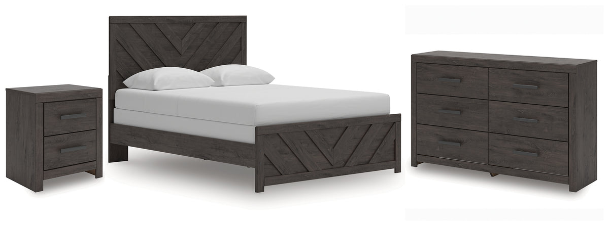 Homestyle Furniture - Ashley Furniture - Prendonea Queen Panel Bed, Dresser and Nightstand - Queen Panel Bed, Dresser and Nightstand - B3789B9