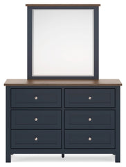 Landocken Twin Panel Headboard, Dresser and Mirror
