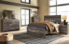 Homestyle Furniture - Ashley Furniture - Wynnlow Queen Panel Bed, Dresser, Mirror, Chest and 2 Nightstands - Queen Panel Bed, Dresser, Mirror, Chest and 2 Nightstands - B440B41