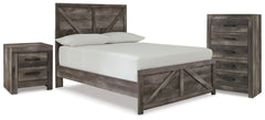 Homestyle Furniture - Ashley Furniture - Wynnlow Full Panel Bed, Chest and Nightstand - Full Panel Bed, Chest and Nightstand - B440B42