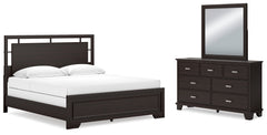 Homestyle Furniture - Ashley Furniture - Covetown King Panel Bed, Dresser and Mirror - King Panel Bed, Dresser and Mirror - B441B10