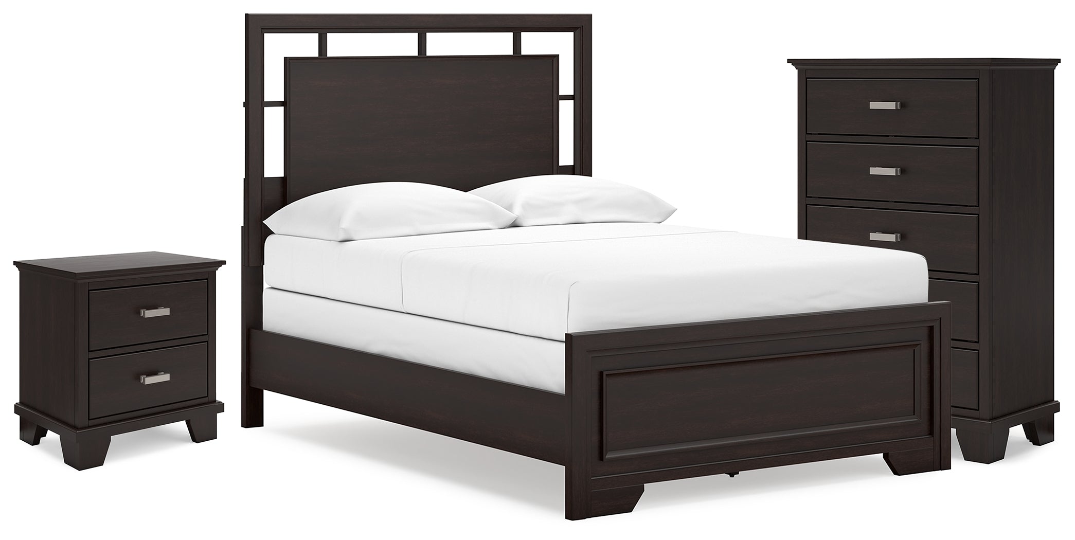 Homestyle Furniture - Ashley Furniture - Covetown Full Panel Bed, Chest and Nightstand - Full Panel Bed, Chest and Nightstand - B441B16