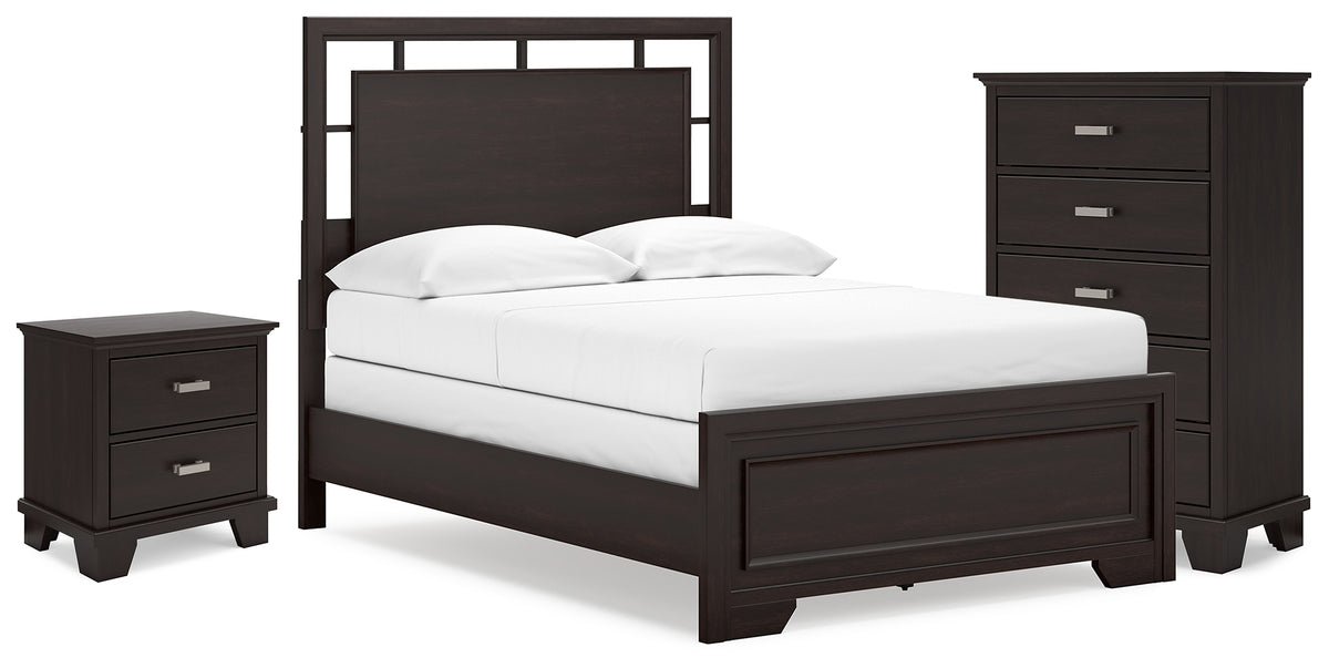 Homestyle Furniture - Ashley Furniture - Covetown Full Panel Bed, Chest and Nightstand - Full Panel Bed, Chest and Nightstand - B441B16