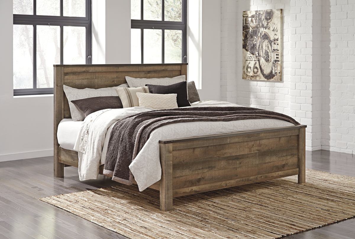 Homestyle Furniture - Ashley Furniture - Trinell King Panel Bed - King Panel Bed - B446B23