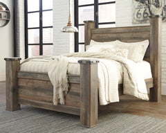 Homestyle Furniture - Ashley Furniture - Trinell Queen Poster Bed - Queen Poster Bed - B446B40