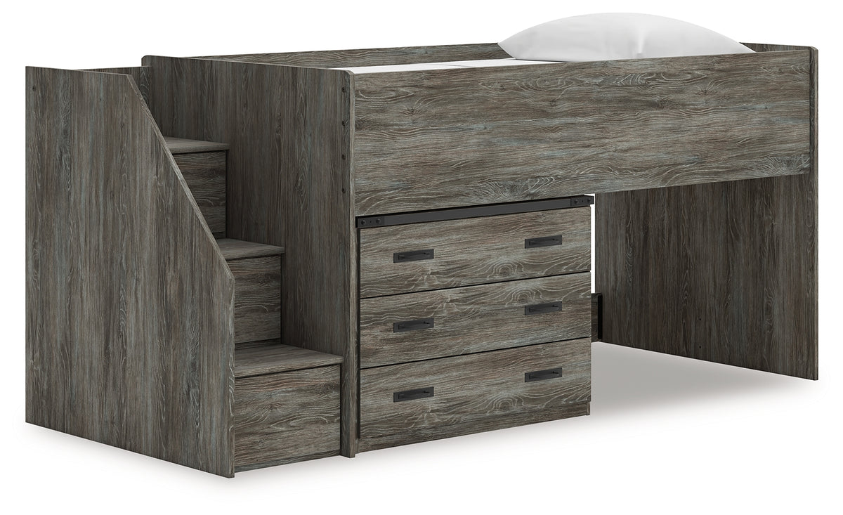 Homestyle Furniture - Ashley Furniture - Frandern Twin Loft Bed with Drawer Storage - Twin Loft Bed with Drawer Storage - B4480B15