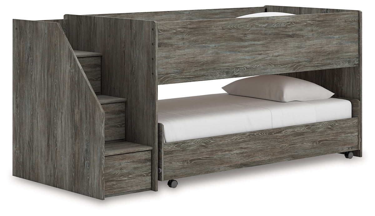 Homestyle Furniture - Ashley Furniture - Frandern Twin over Twin Loft Bed - Twin over Twin Loft Bed - B4480B13