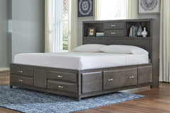 Homestyle Furniture - Ashley Furniture - Caitbrook Queen Storage Bed with 8 Drawers - Queen Storage Bed with 8 Drawers - B476B2