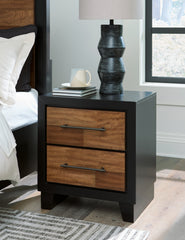 Homestyle Furniture - Ashley Furniture - Kraeburn Nightstand - Two Drawer Night Stand - B496-92