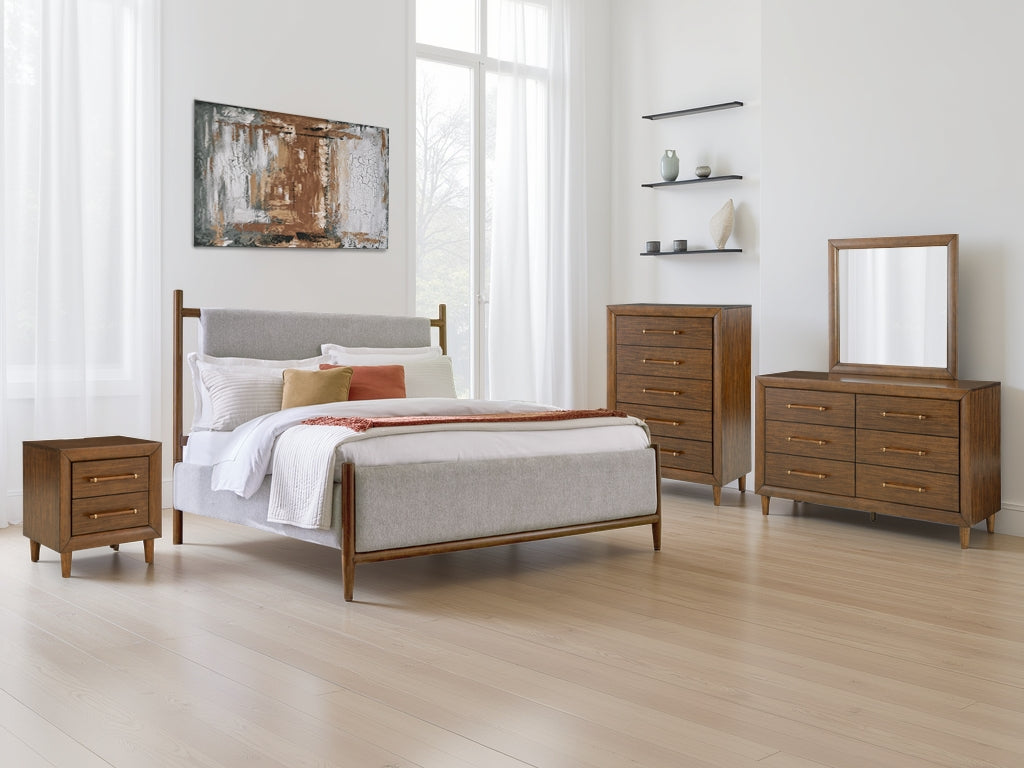 Homestyle Furniture - Ashley Furniture - Lyncott Queen Upholstered Panel Bed - Queen Upholstered Panel Bed - B615B2