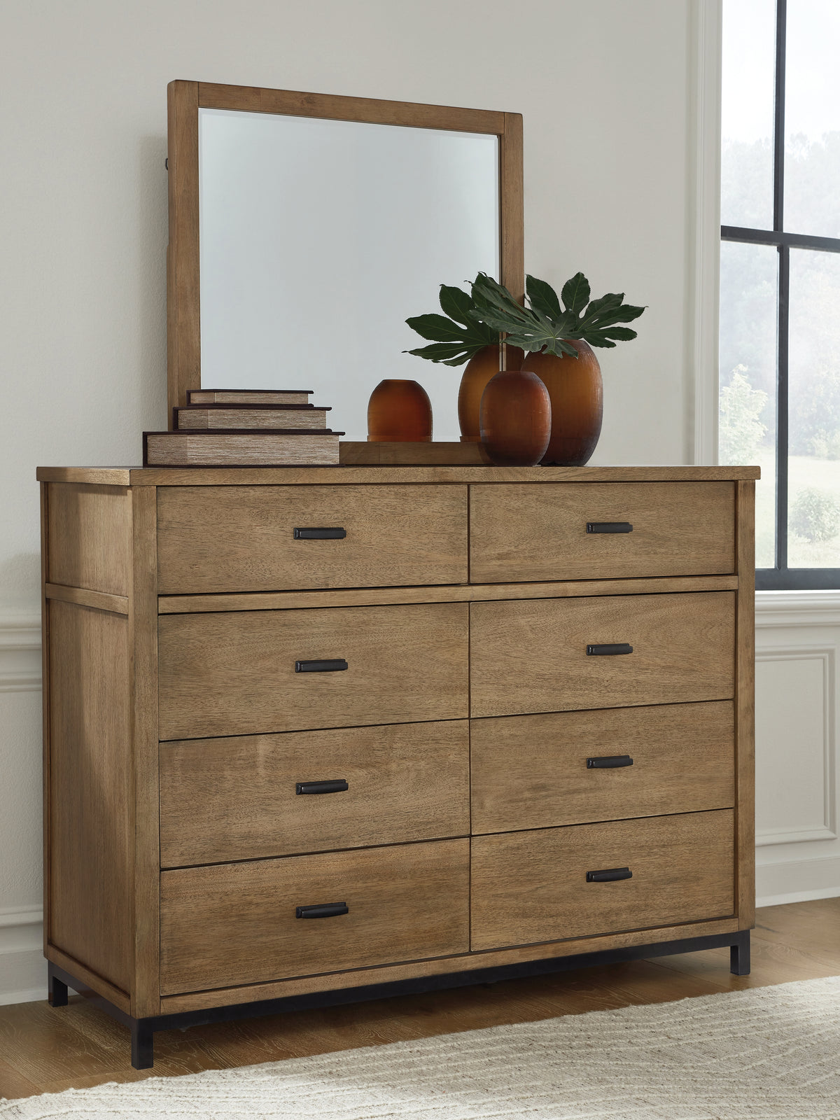 Homestyle Furniture - Ashley Furniture - Tomtyn Dresser and Mirror - Dresser and Mirror - B622B1