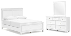 Homestyle Furniture - Ashley Furniture - Fortman Queen Panel Bed, Dresser and Mirror - Queen Panel Bed, Dresser and Mirror - B680B3
