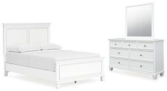 Homestyle Furniture - Ashley Furniture - Fortman Full Panel Bed, Dresser and Mirror - Full Panel Bed, Dresser and Mirror - B680B9