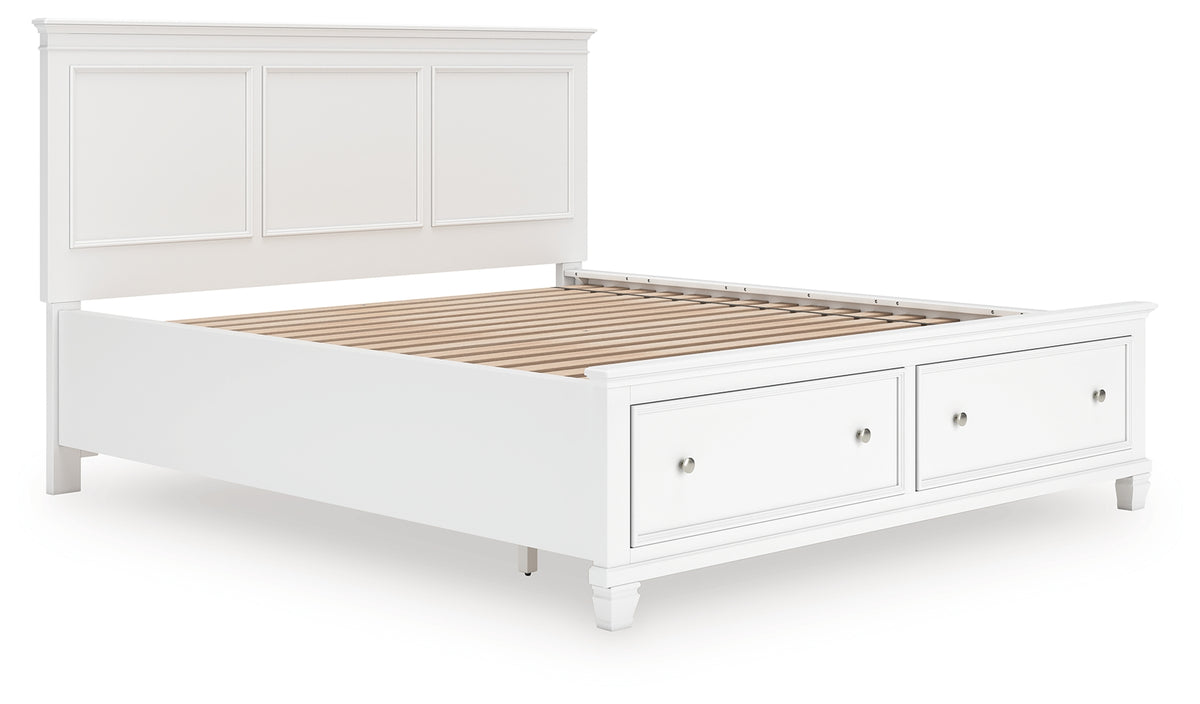 Homestyle Furniture - Ashley Furniture - Fortman California King Panel Storage Bed - California King Panel Storage Bed - B680B23