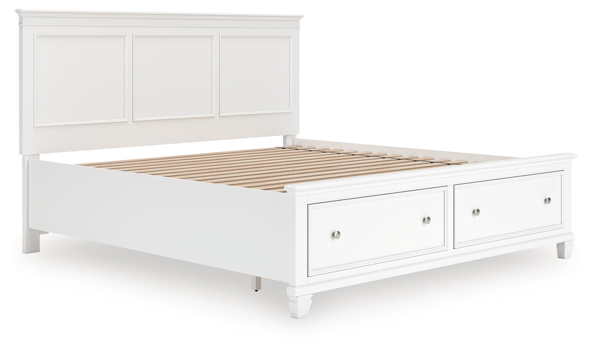 Homestyle Furniture - Ashley Furniture - Fortman King Panel Storage Bed - King Panel Storage Bed - B680B22