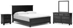 Homestyle Furniture - Ashley Furniture - Lanolee King Panel Bed, Dresser, Mirror and Nightstand - King Panel Bed, Dresser, Mirror and Nightstand - B687B31