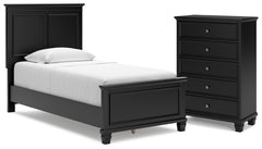 Homestyle Furniture - Ashley Furniture - Lanolee Twin Panel Bed and Chest - Twin Panel Bed and Chest - B687B30