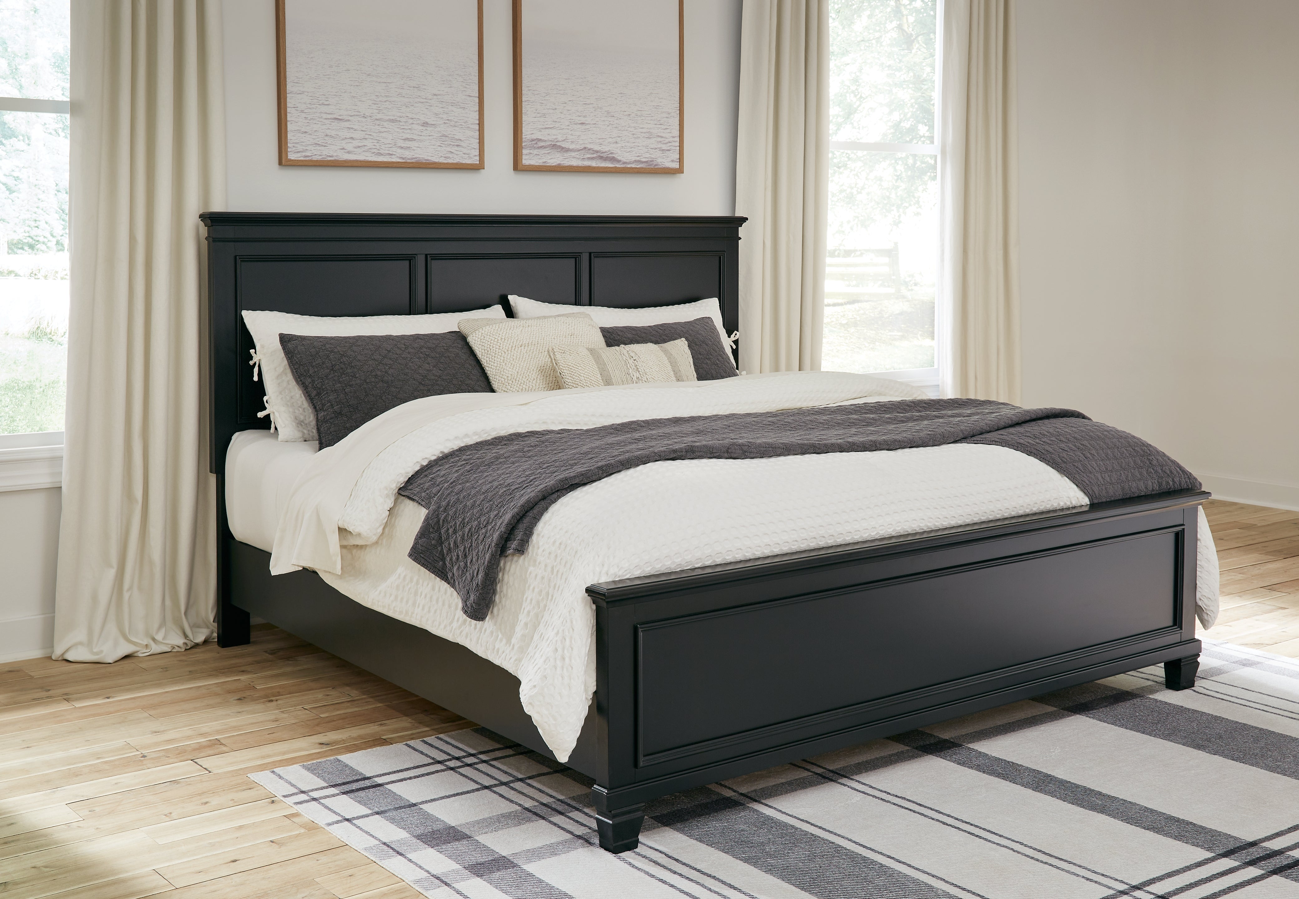 Homestyle Furniture - Ashley Furniture - Lanolee King Panel Bed - King Panel Bed - B687B8