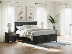 Homestyle Furniture - Ashley Furniture - Lanolee King Panel Storage Bed - King Panel Storage Bed - B687B19