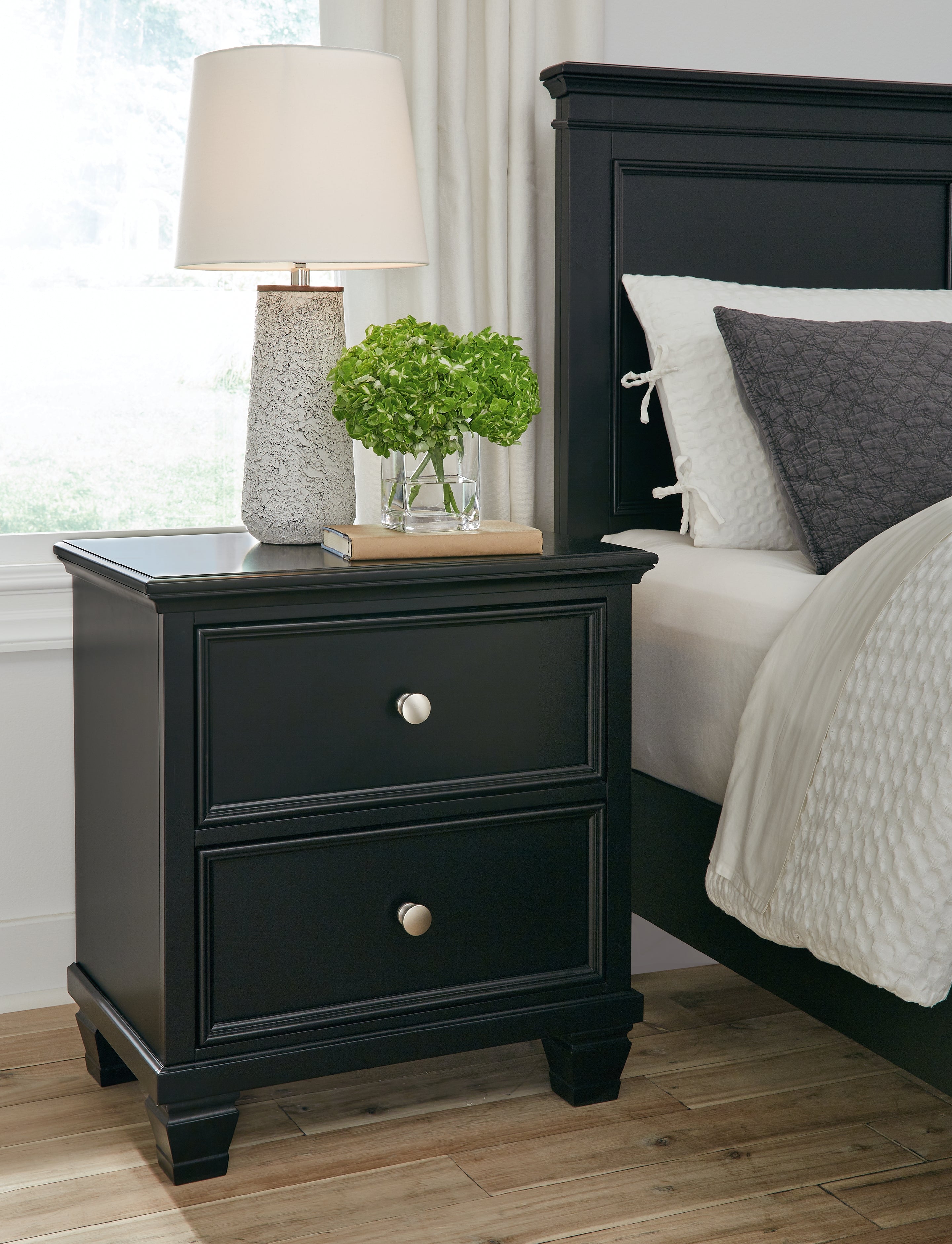 Homestyle Furniture - Ashley Furniture - Lanolee Nightstand - Two Drawer Night Stand - B687-92
