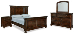 Homestyle Furniture - Ashley Furniture - Porter Queen Panel Bed, Dresser, Mirror and Nightstand - Queen Panel Bed, Dresser, Mirror and Nightstand - B697B29
