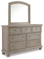 Lettner Queen Panel Bed, Dresser and Mirror