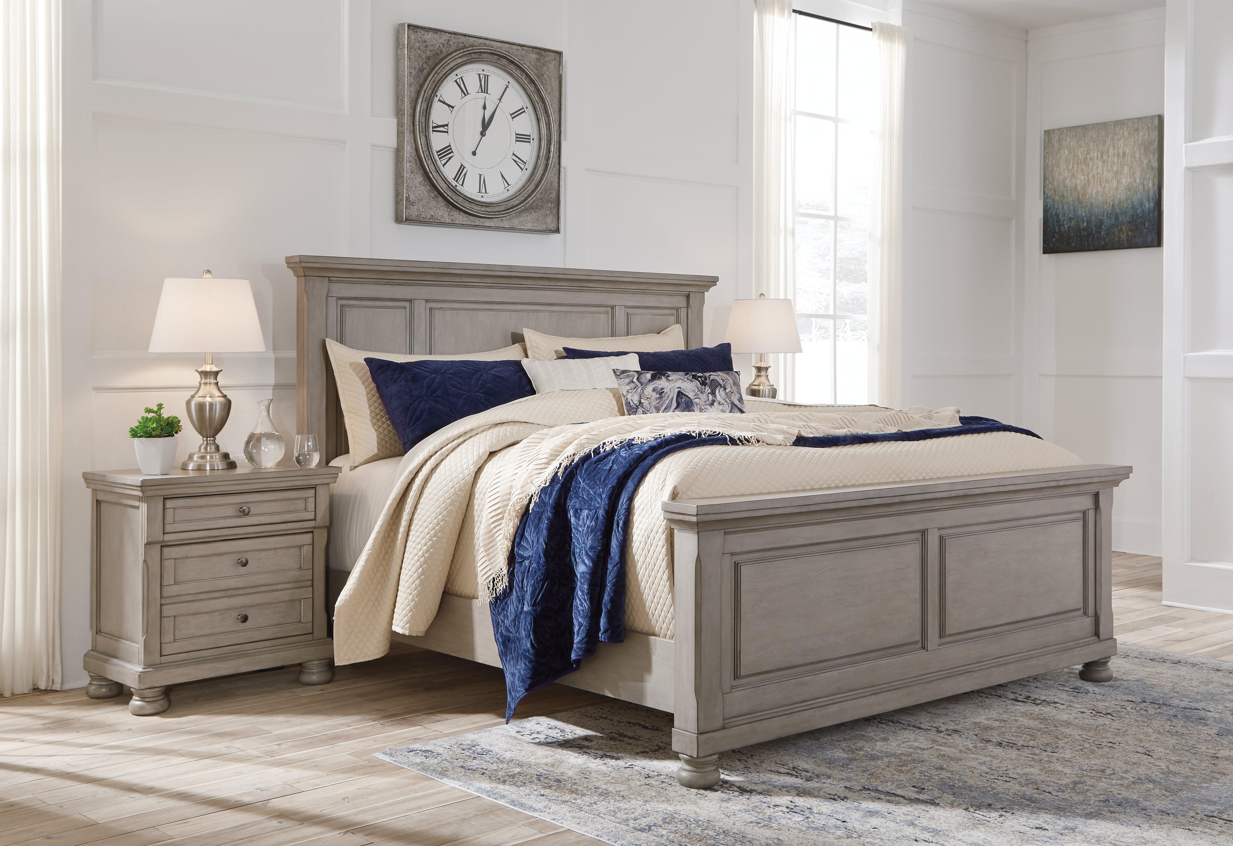 Homestyle Furniture - Ashley Furniture - Lettner Queen Panel Bed - Queen Panel Bed - B733B2