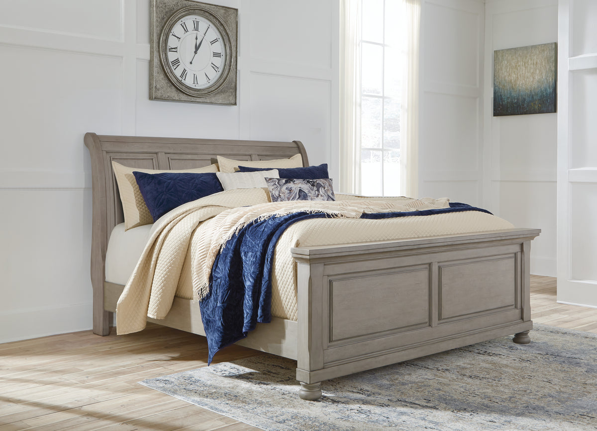 Homestyle Furniture - Ashley Furniture - Lettner King Sleigh Bed - King Sleigh Bed - B733B34