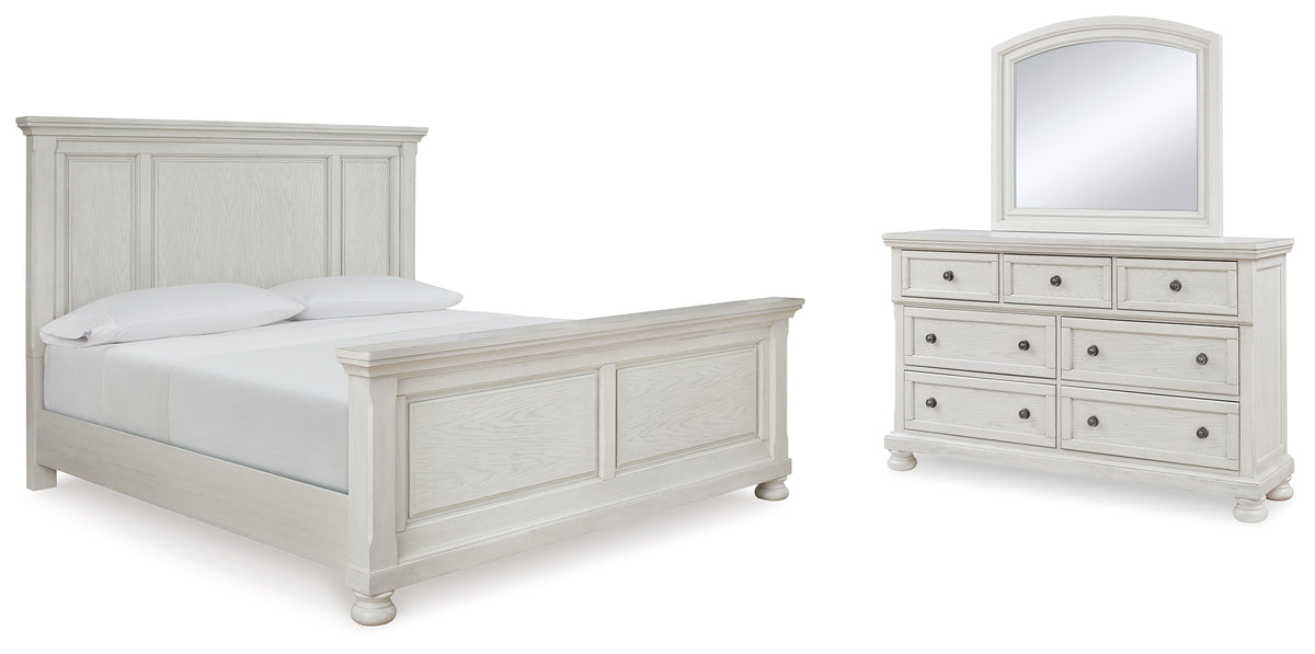 Homestyle Furniture - Ashley Furniture - Robbinsdale Queen Panel Bed, Dresser and Mirror - Queen Panel Bed, Dresser and Mirror - B742B4