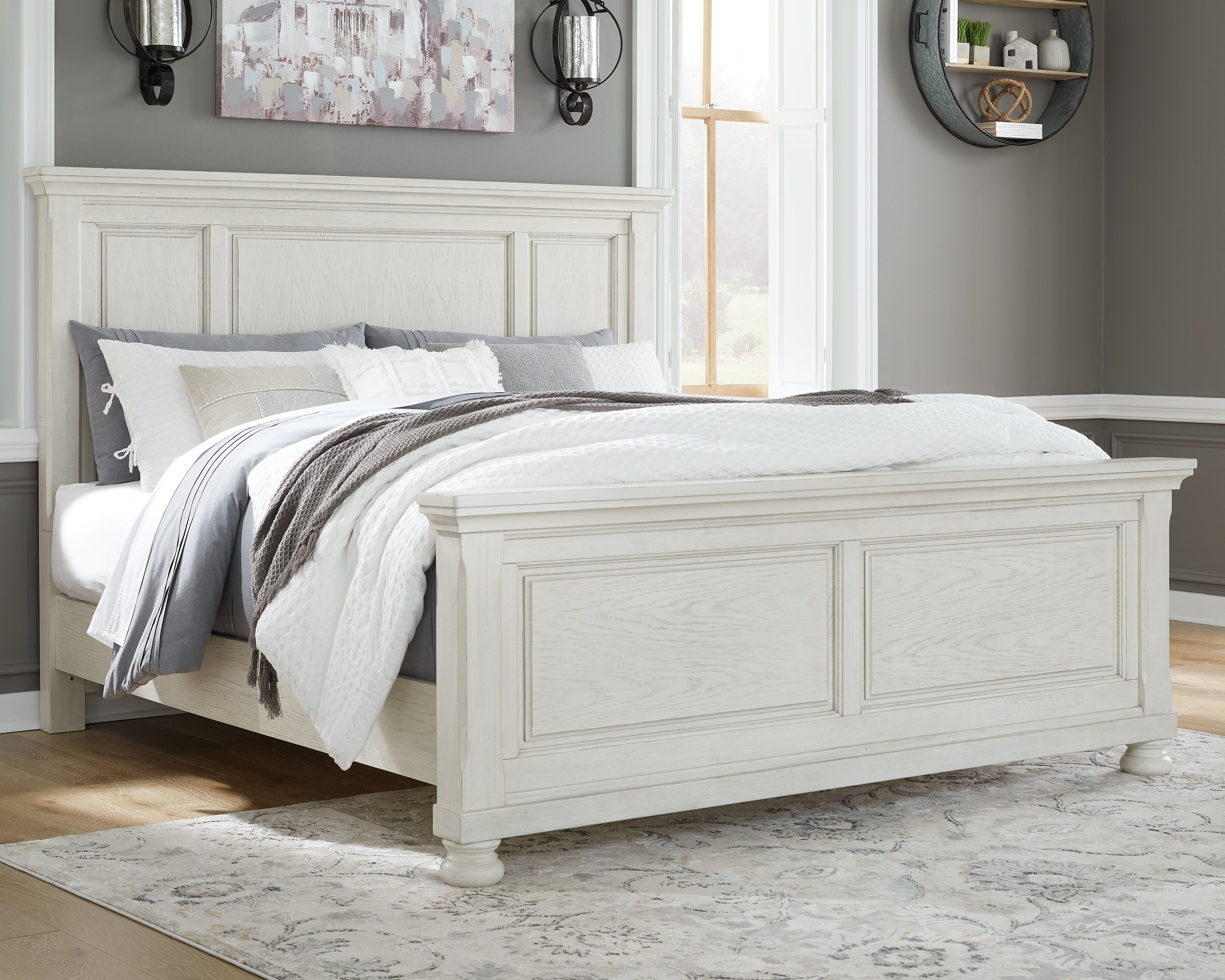 Homestyle Furniture - Ashley Furniture - Robbinsdale King Panel Bed - King Panel Bed - B742B6