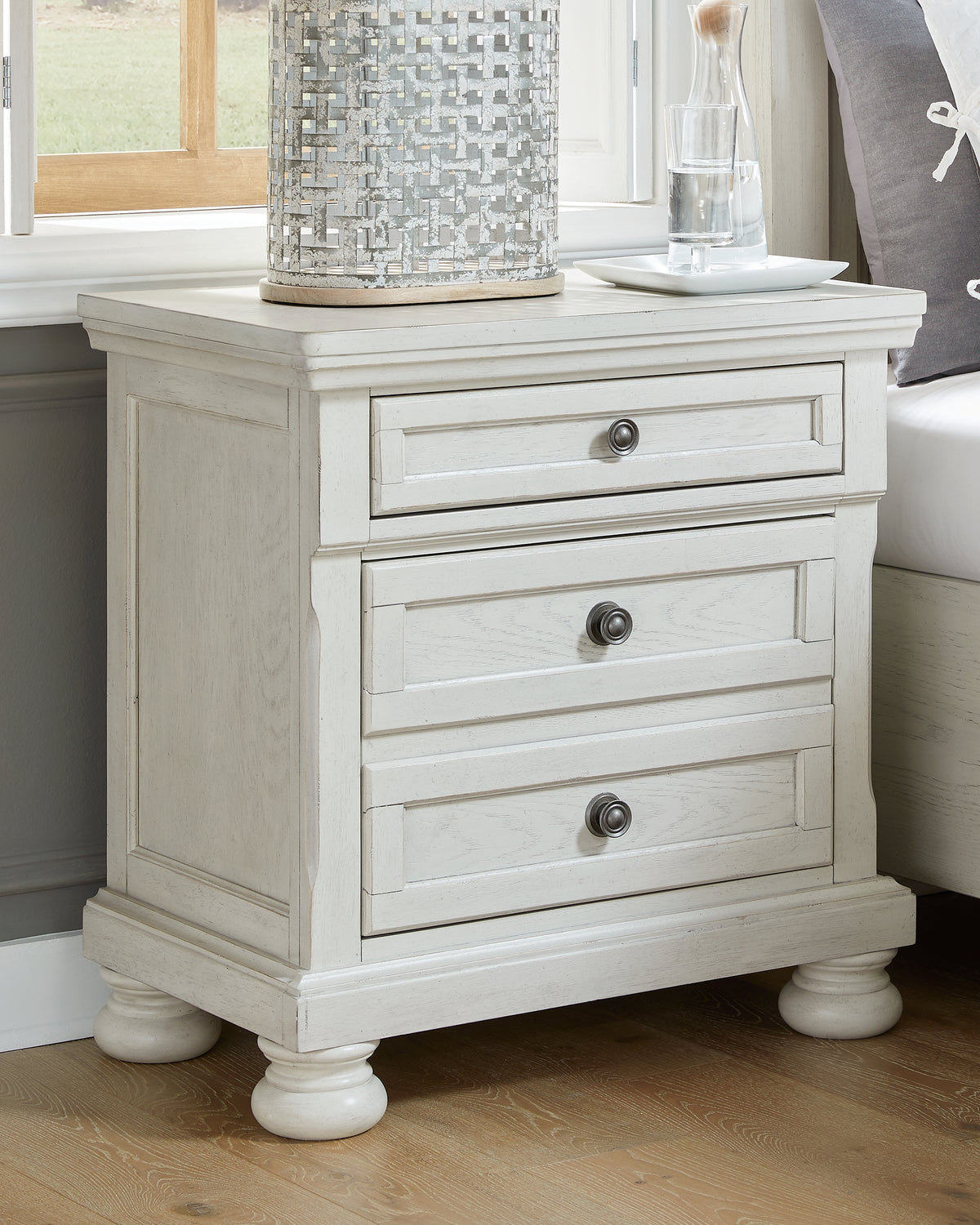 Homestyle Furniture - Ashley Furniture - Robbinsdale Nightstand - Two Drawer Night Stand - B742-92