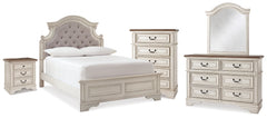 Homestyle Furniture - Ashley Furniture - Realyn Full Panel Bed, Dresser, Mirror, Chest and Nightstand - Full Panel Bed, Dresser, Mirror, Chest and Nightstand - B743B81