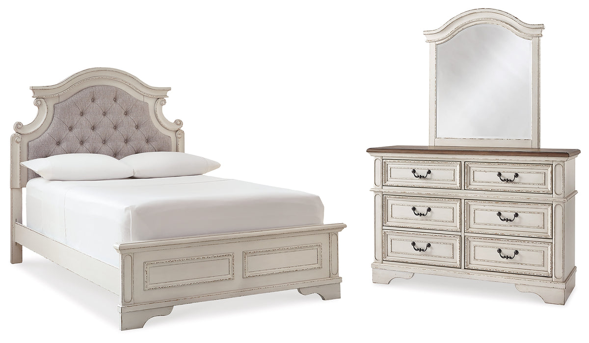 Homestyle Furniture - Ashley Furniture - Realyn Full Panel Bed, Dresser and Mirror - Full Panel Bed, Dresser and Mirror - B743B17