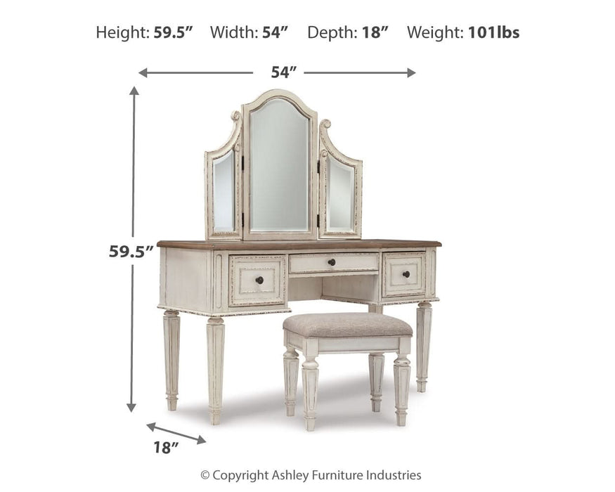 Realyn Vanity  Homestyle Furniture (ARk)