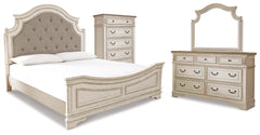 Homestyle Furniture - Ashley Furniture - Realyn Queen Panel Bed, Dresser, Mirror and Chest - Queen Panel Bed, Dresser, Mirror and Chest - B743B28