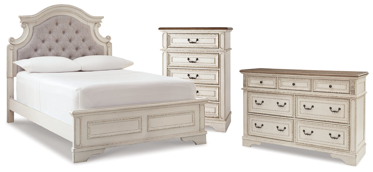 Homestyle Furniture - Ashley Furniture - Realyn Full Panel Bed, Dresser and Chest - Full Panel Bed, Dresser and Chest - B743B88