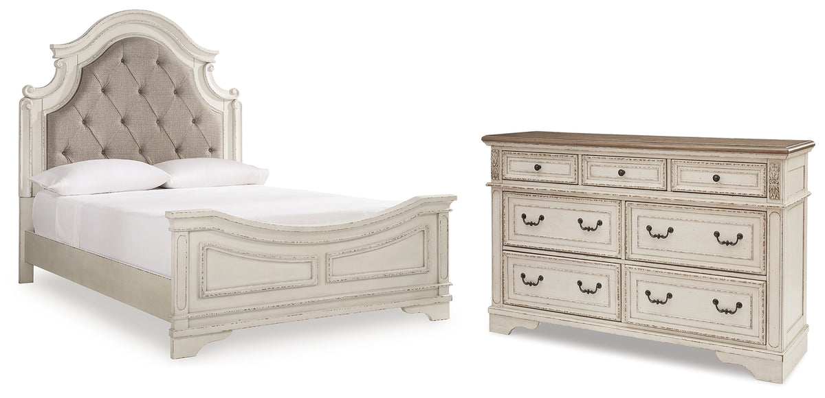 Homestyle Furniture - Ashley Furniture - Realyn Queen Panel Bed and Dresser - Queen Panel Bed and Dresser - B743B72