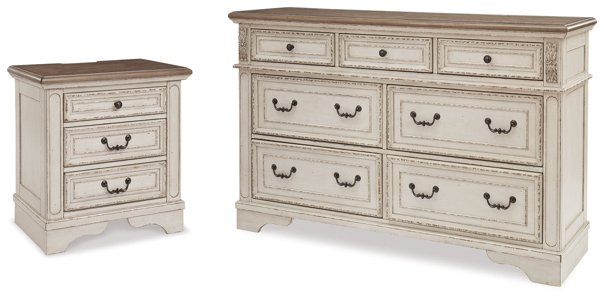 Homestyle Furniture - Ashley Furniture - Realyn Dresser and 2 Nightstands - Dresser and 2 Nightstands - B743B39