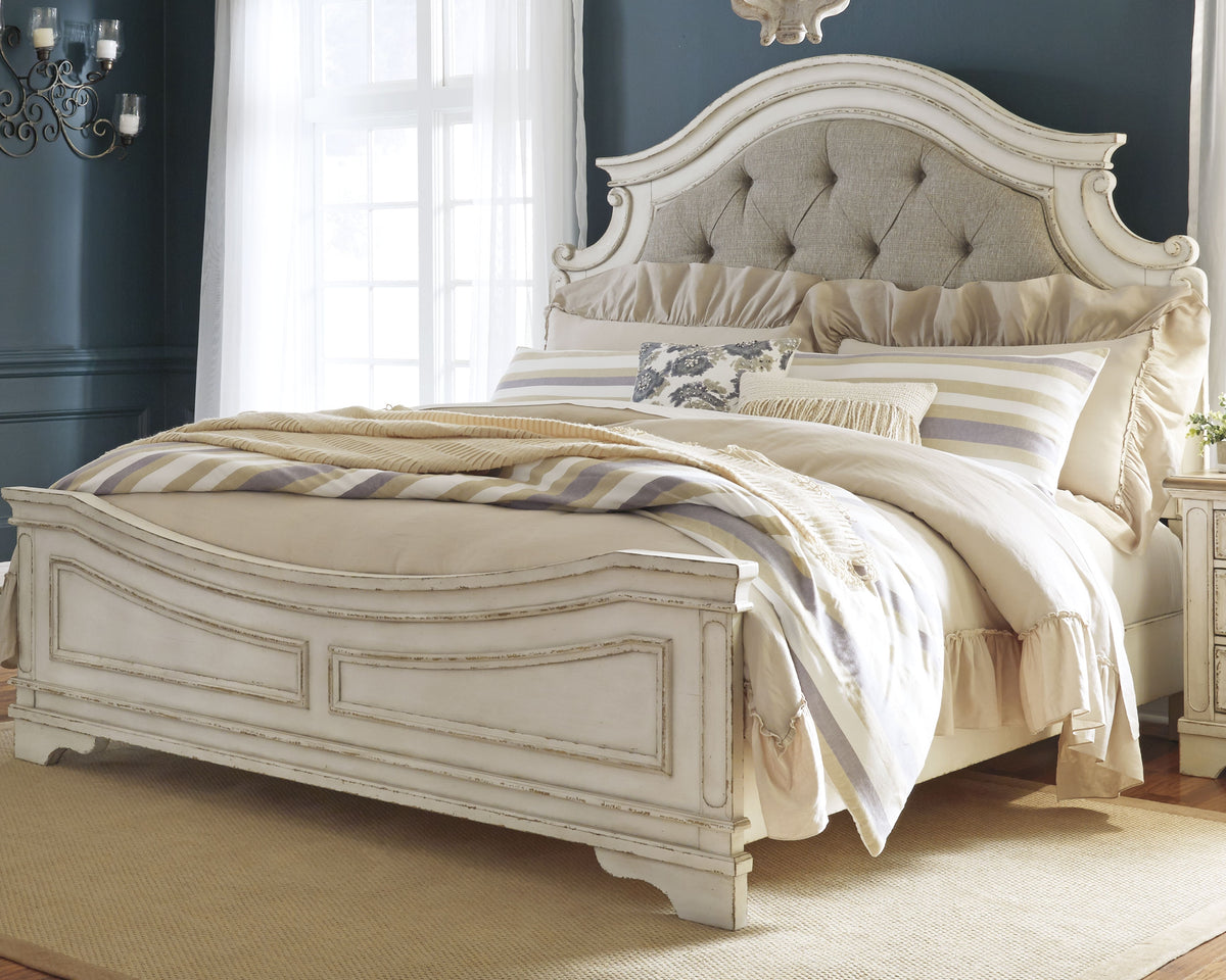 Homestyle Furniture - Ashley Furniture - Realyn King Upholstered Panel Bed - King Upholstered Panel Bed - B743B6