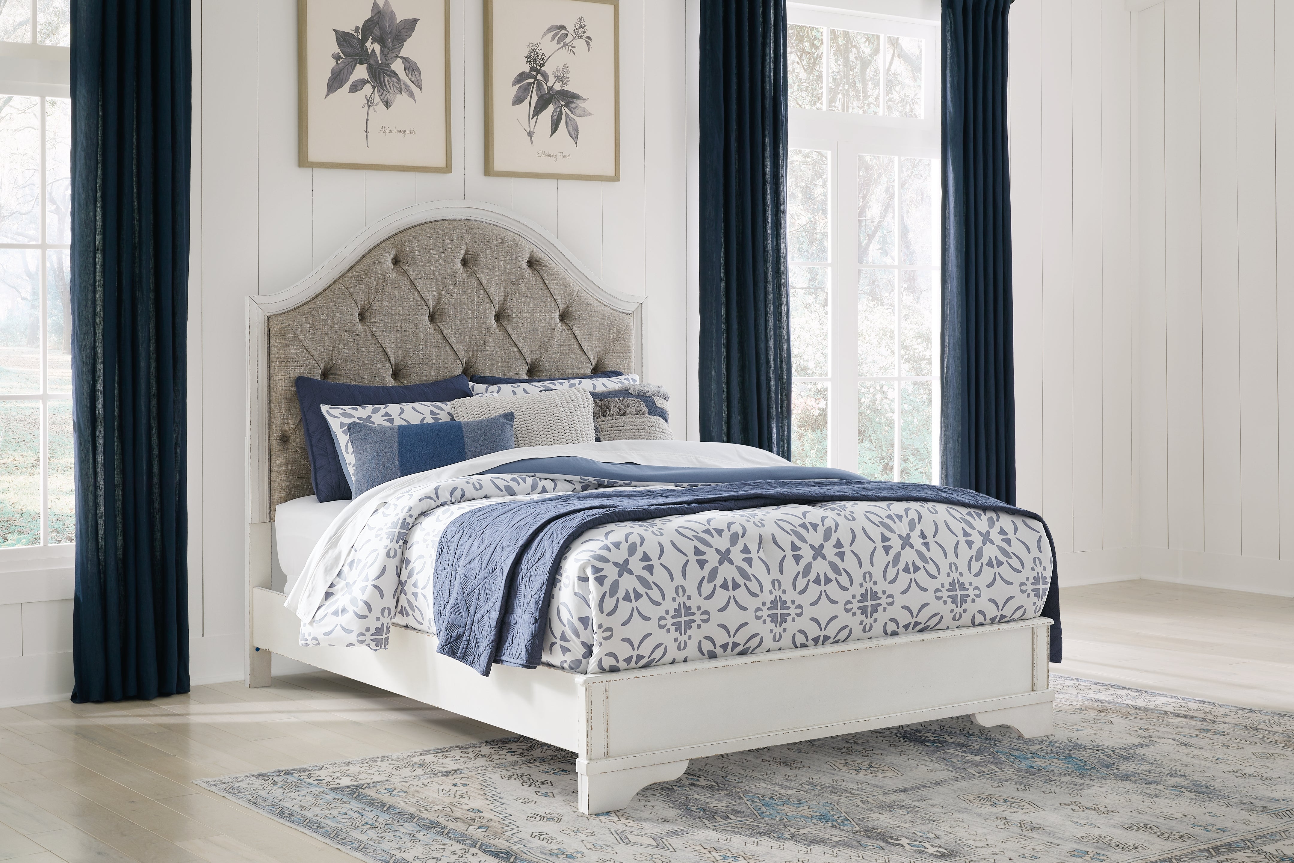 Homestyle Furniture - Ashley Furniture - Blendon Queen Upholstered Panel Bed - Queen Upholstered Panel Bed - B747B2