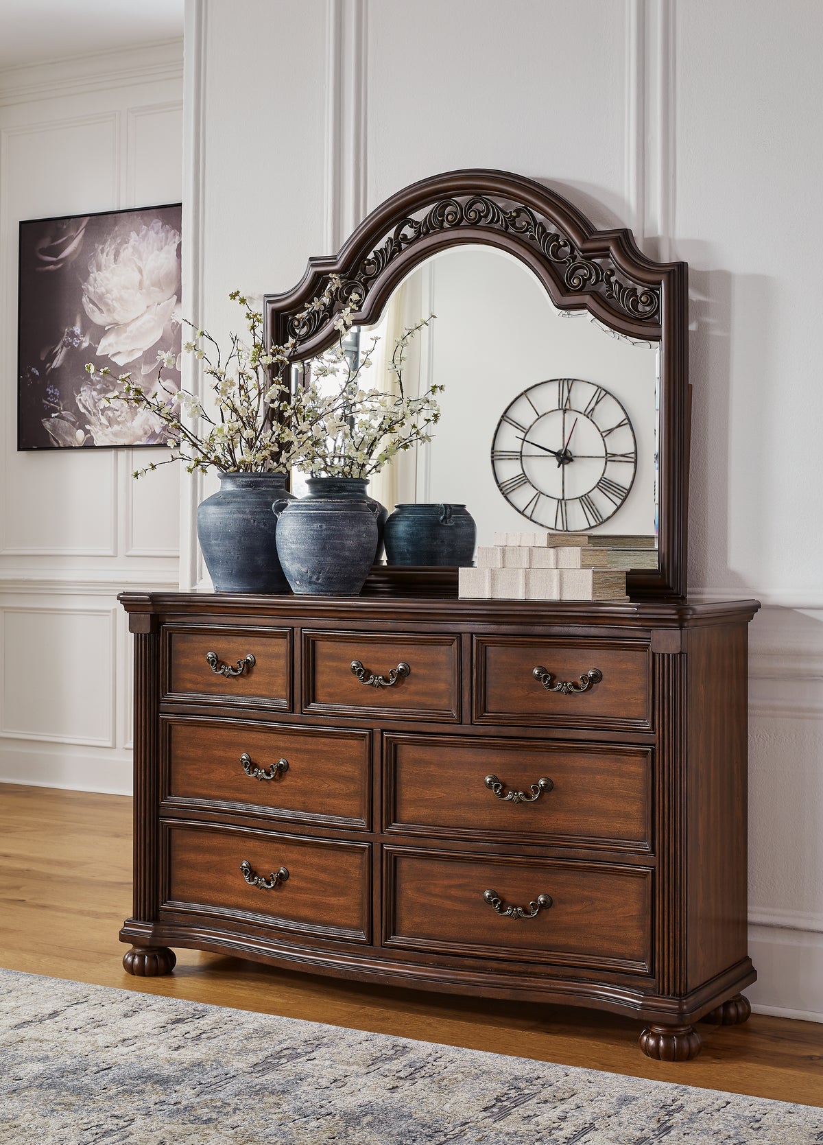 Homestyle Furniture - Ashley Furniture - Lavinton Dresser and Mirror - Dresser and Mirror - B764B1